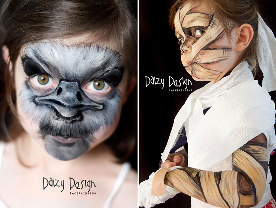 New Zealand Artist Turns Children’s Faces Into Fantastic Creatures