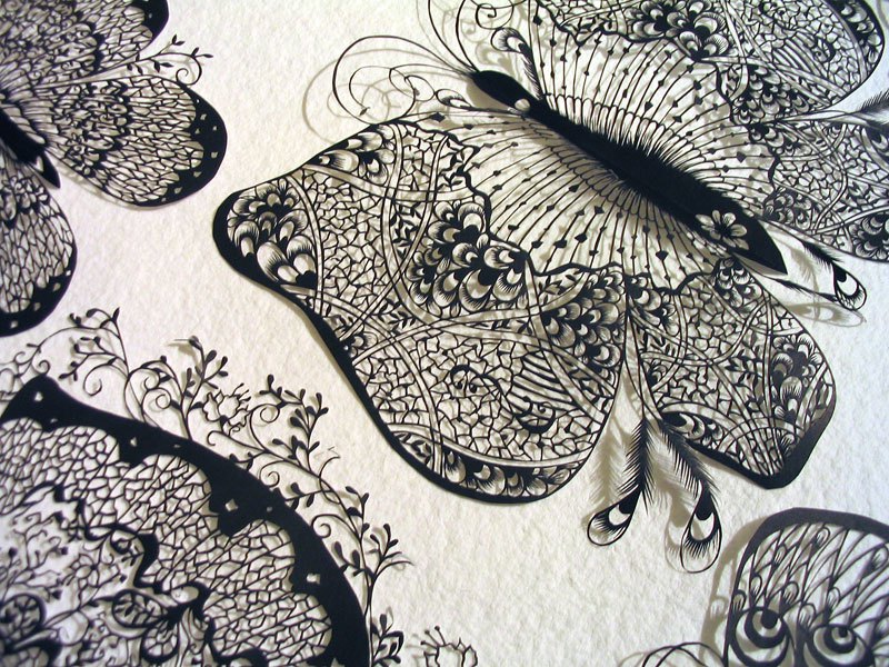Лиричное и невесомое бумажное искусство Хины Аоямы