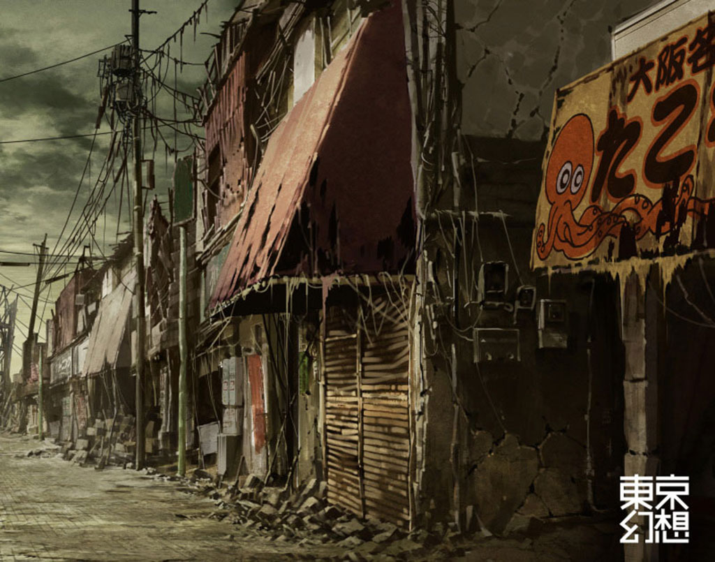 Мир после апокалипсиса в иллюстрациях Tokyo Genso