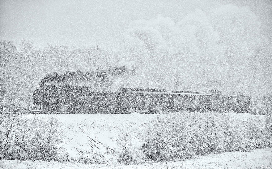 Старинные поезда в фотографиях инженера Мэтью Малкиевича-6