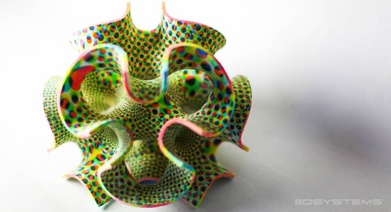 3D-сахар отпечатанный на принтере ChefJet