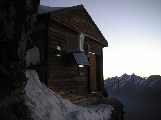 Самая высокогорная хижина в швейцарских Альпах