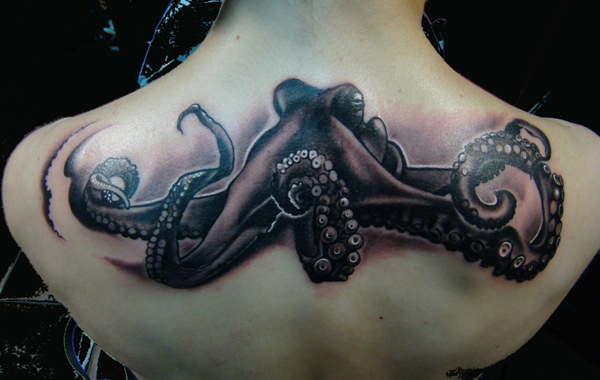 55 классных татуировок с изображением осьминога