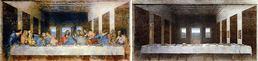 «Тайная вечеря», Леонардо да Винчи, 1498
