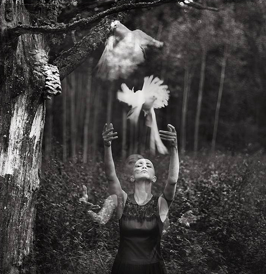 Фотограф-ведьма и её портреты, вдохновлённые литовскими лесами - 16