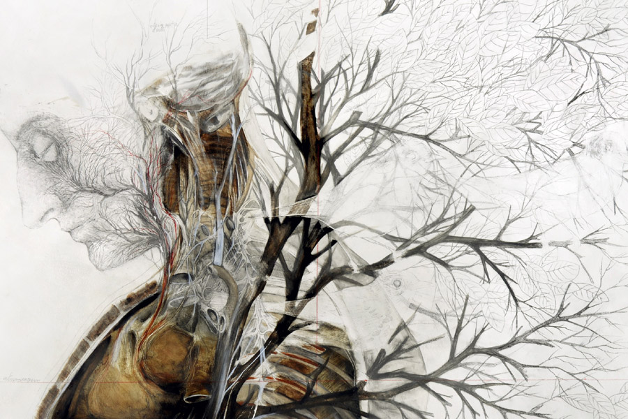Природа и анатомия или баланс между реальностью и воображением в картинах Нунцио Пачи