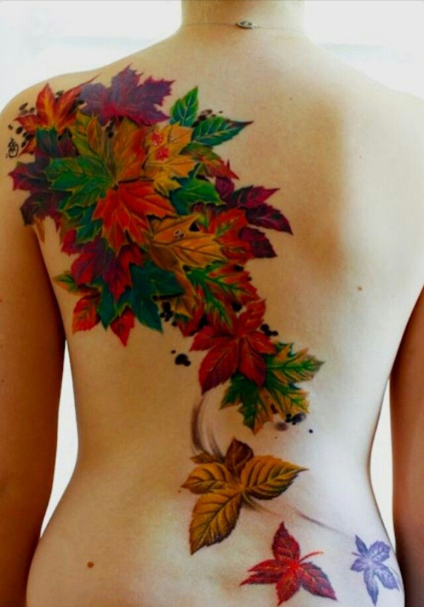 Осень в татуировках - 40 незабываемых тату