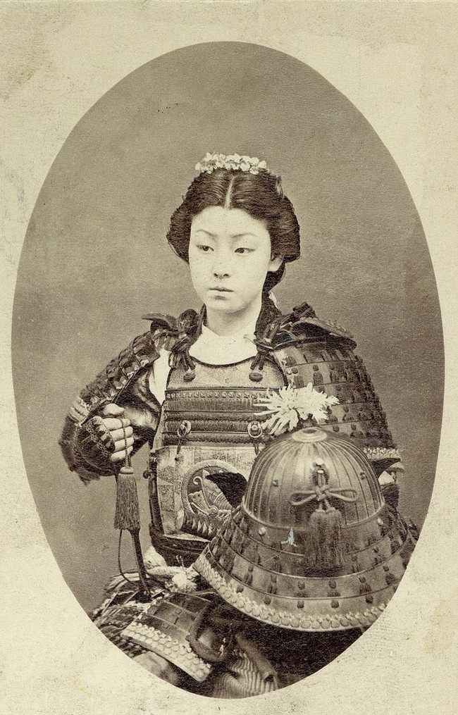 Фотография воина-самурая