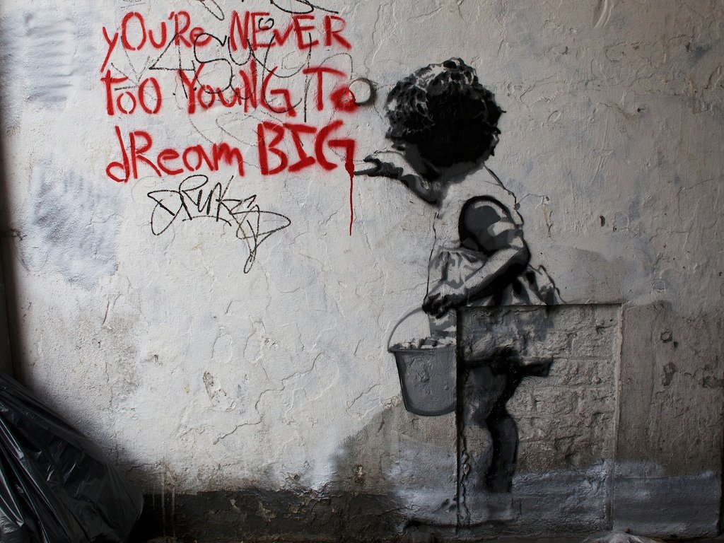 YouВґre never too young to dream BIG – In London, England