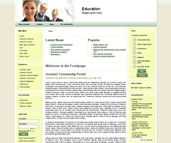 Education_joomla_template