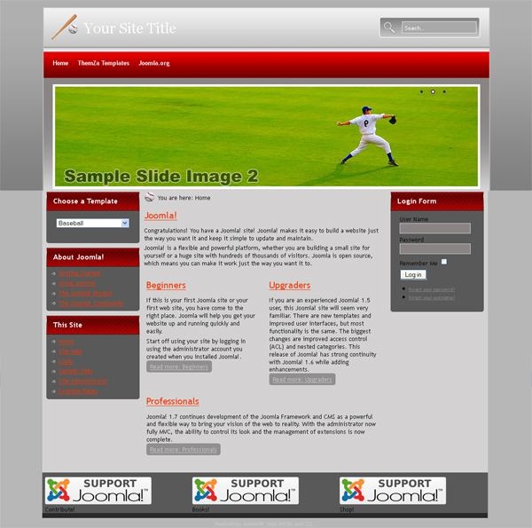 Baseball_joomla_template