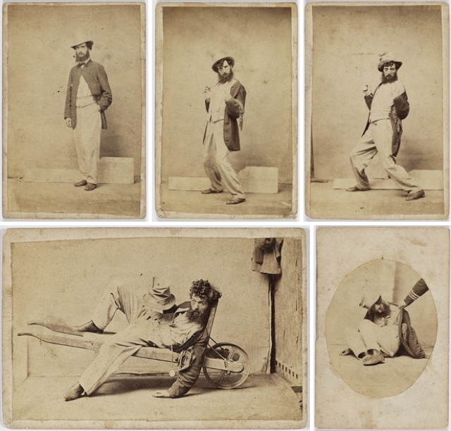 Пять стадий опьянения - веселые ретро фотографии 19-го века