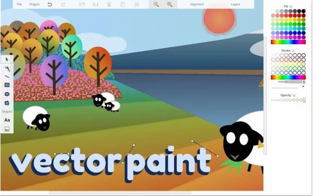 Векторный редактор  с интуитивным интерфейсом - Vector paint