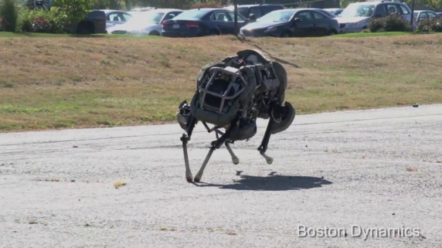 Самый быстрый четвероногий робот «Дикая кошка» (Wildcat) от Boston Dynamics