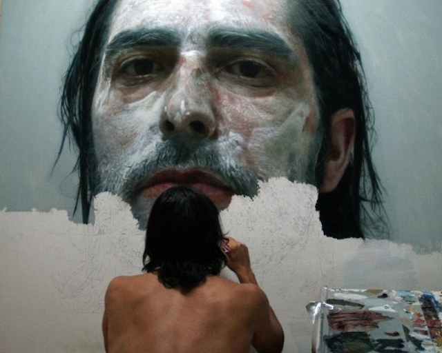 Реалистичные автопортреты или невероятные картины маслом Элоя Моралеса (Eloy Morales)