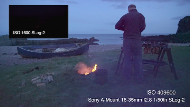 Sony A7S: запись видео при ISO 409 600