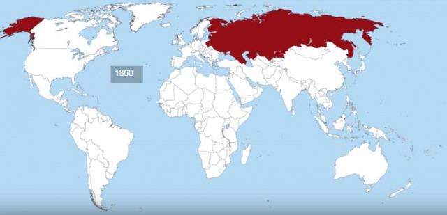 Расцвет и падение крупнейших империй в анимированных картах