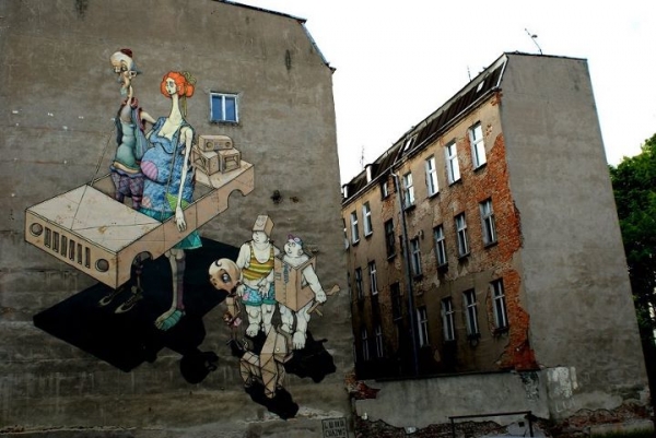 Стрит-арт в Щецине, Польша 