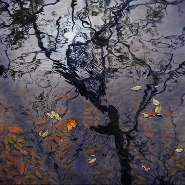 Рябь на воде в масляных картинах Аи Шах