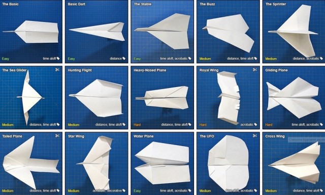 Как складывать бумажные самолётики – база с пошаговыми инструкциями для всех моделей