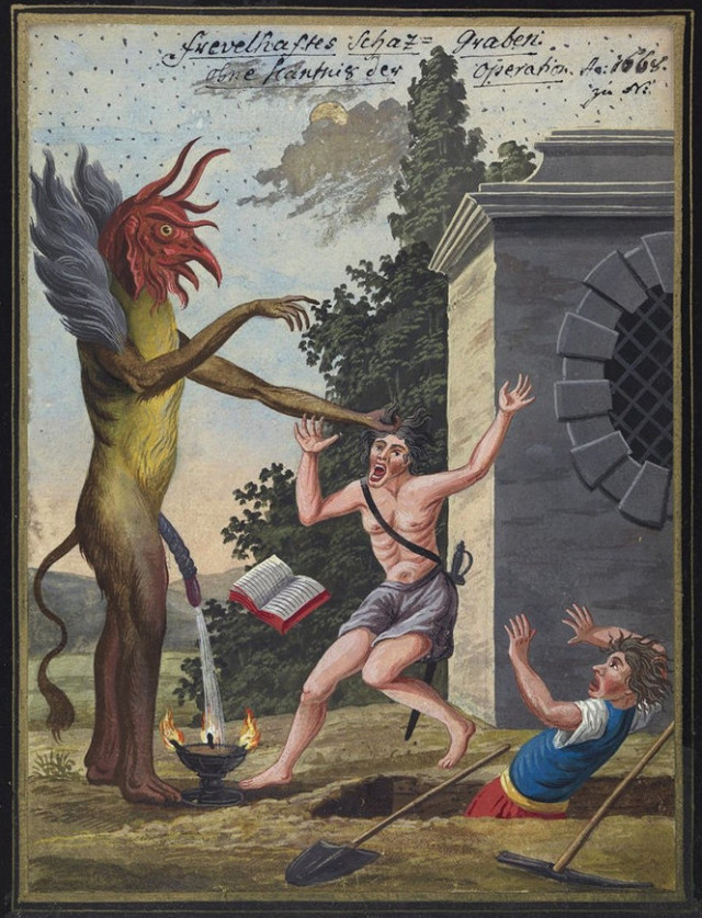 Демонология и магия – редкая иллюстрированная книга 18 века в свободном доступе