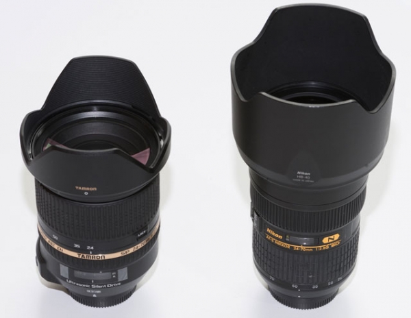 Сравнение объективов Nikon и Tamron 24-70mm f2.8