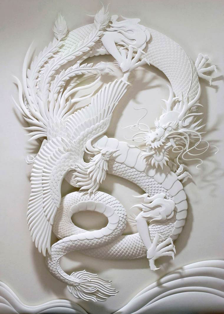 7-Художник из листов бумаги создает потрясающие скульптуры