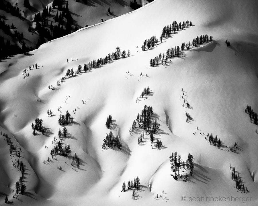 Чёрно-белые горные пейзажи, в которых можно потеряться. Фотограф Скотт Ринкенбергер