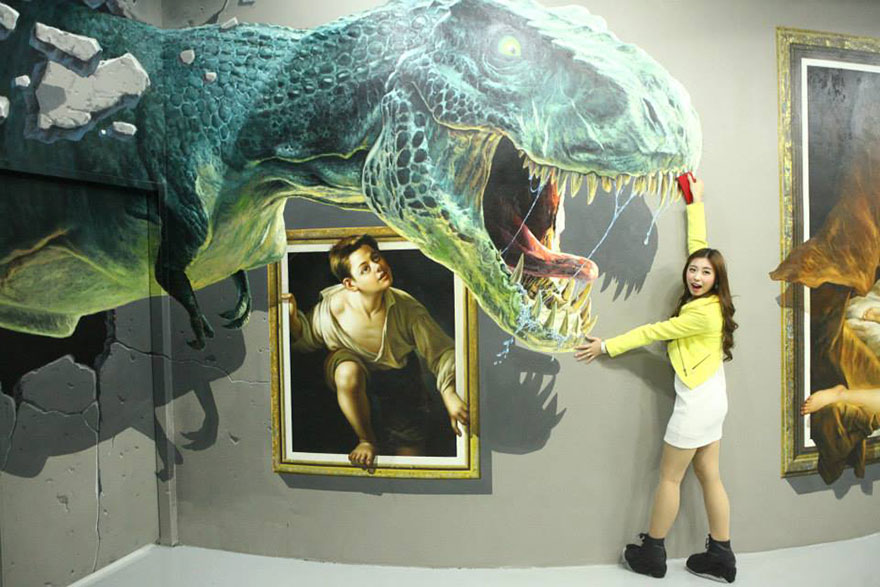 В филиппинском музее 3D искусства каждый может стать частью картины-24