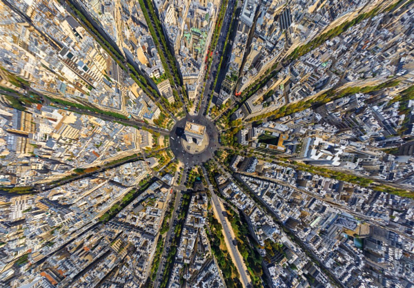 Photograph Arc de Triomphe, Paris, France by AirPano on 500px