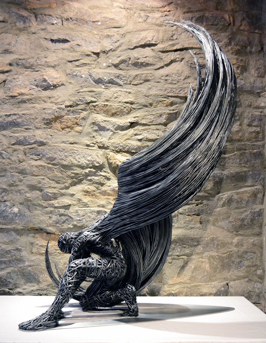 Потрясающие проволочные скульптуры от Ричарда Стейнторпа-2