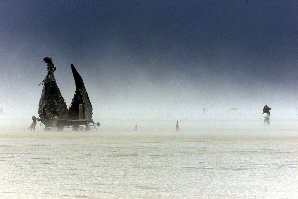 Burning Man (горящий человек), Невада, США