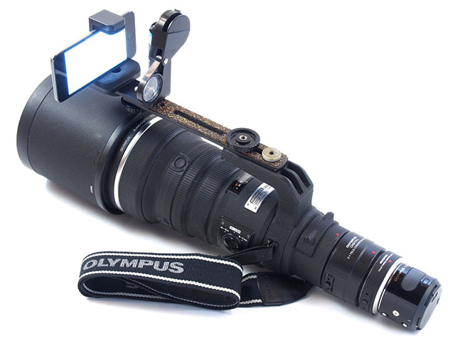 modulnaya fotokamera Olympus Air s 300 mm obektivom 4
