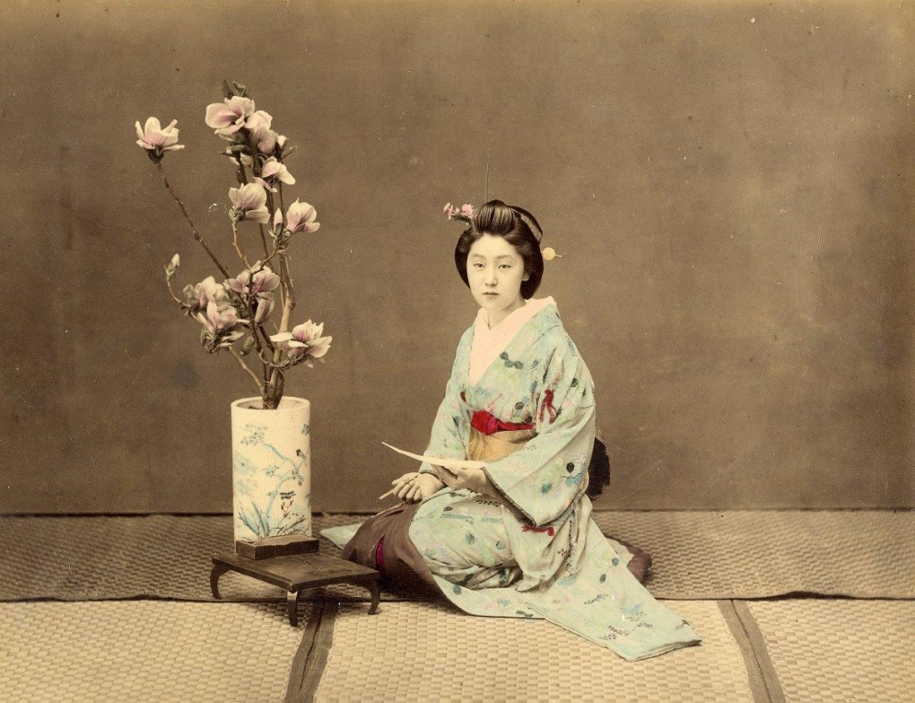 Samurai i geyshi tsvetnye fotografii Yaponii 11