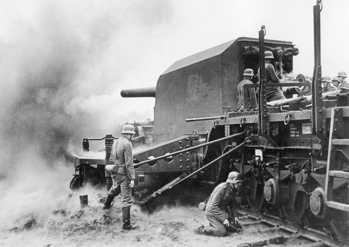 Железнодорожная артиллерия ретро фотографии - 13