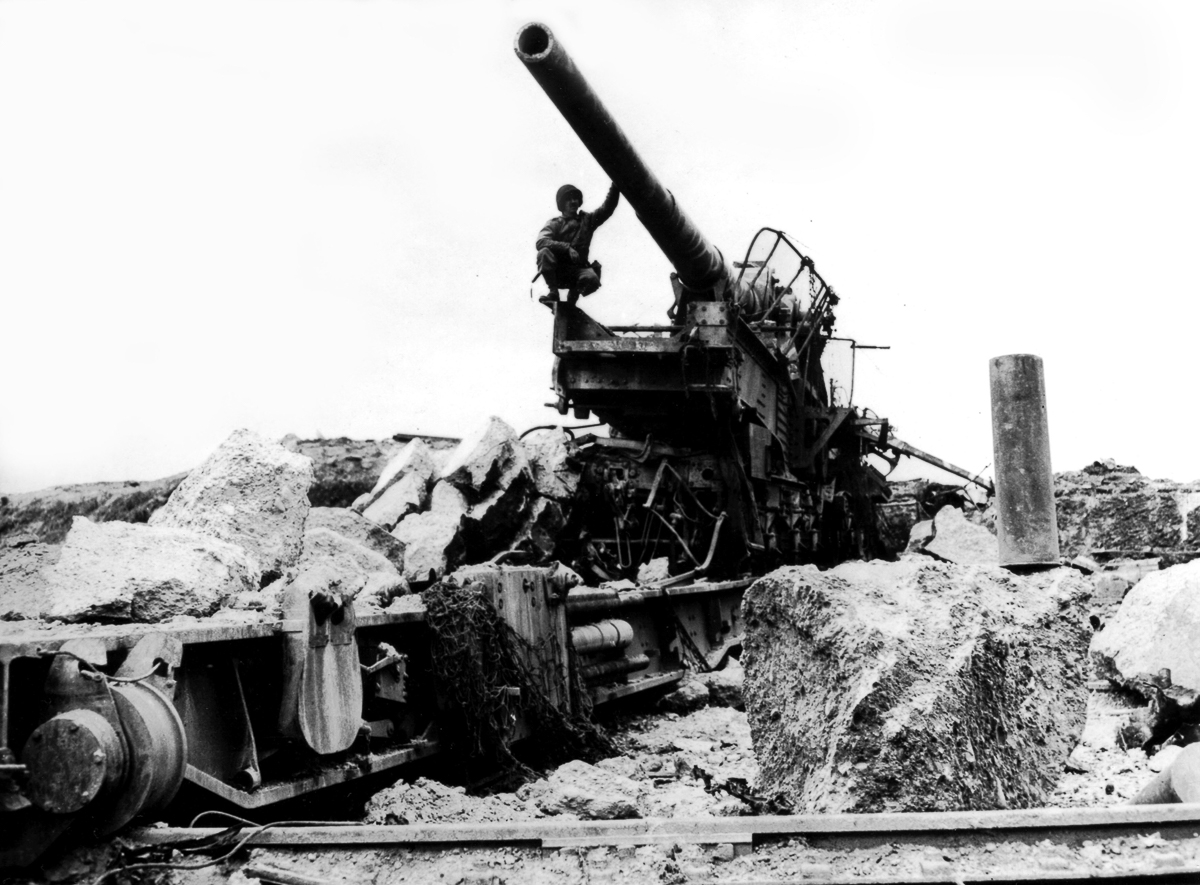 Железнодорожная артиллерия ретро фотографии - 15