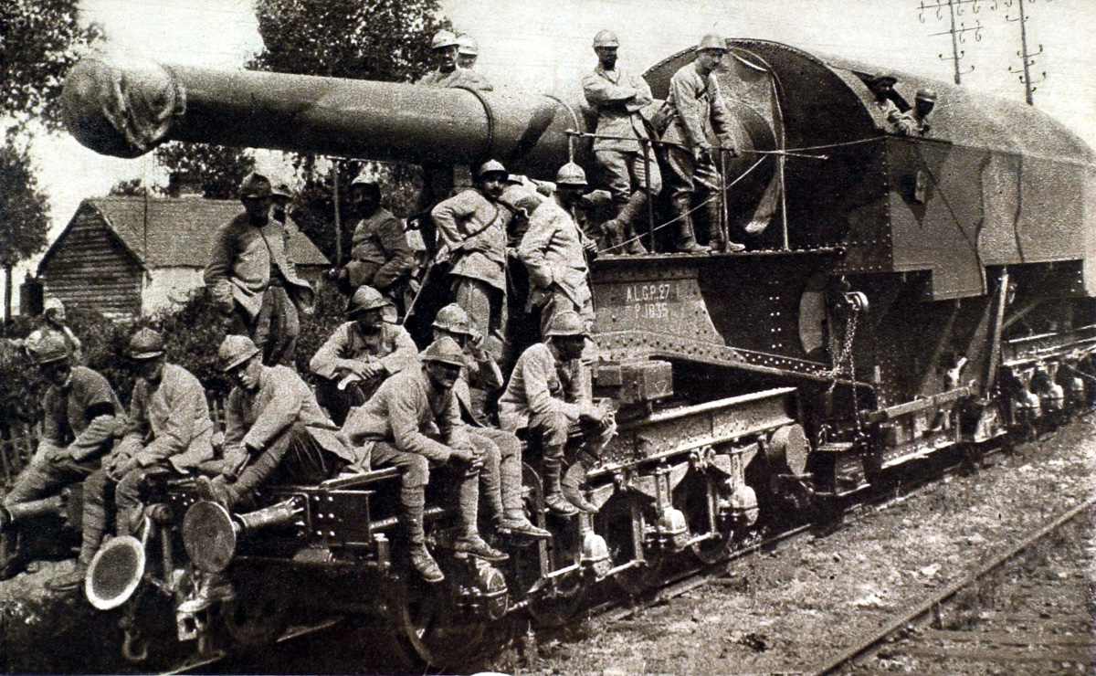Железнодорожная артиллерия ретро фотографии - 4
