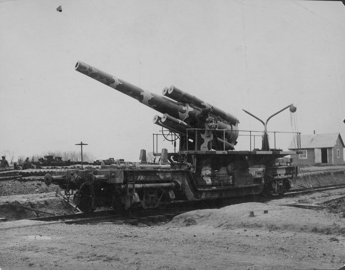Железнодорожная артиллерия ретро фотографии - 5