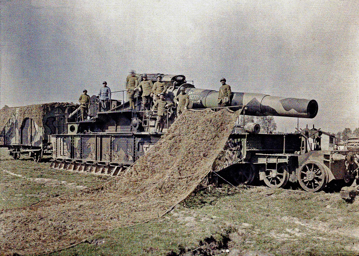 Железнодорожная артиллерия первой мировой войны