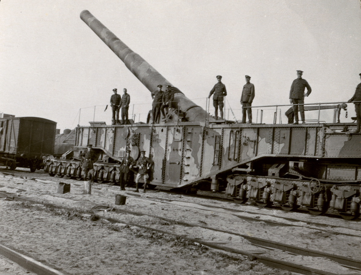 Железнодорожная артиллерия ретро фотографии - 9