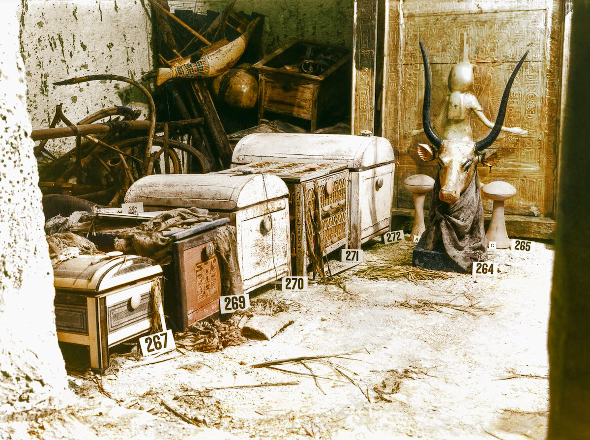 Otkrytie grobnitsy Tutanhamona foto 8