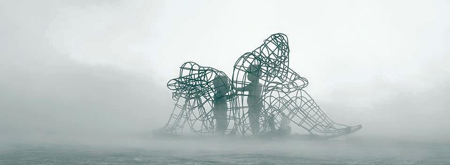 «Любовь» украинского скульптора на фестивале «Burning Man»-5