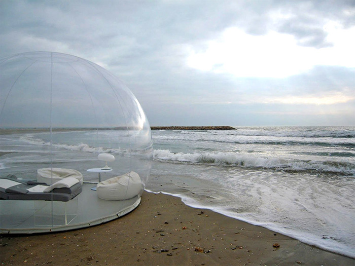 Прозрачная надувная палатка для любителей отдыха под звёздами-2