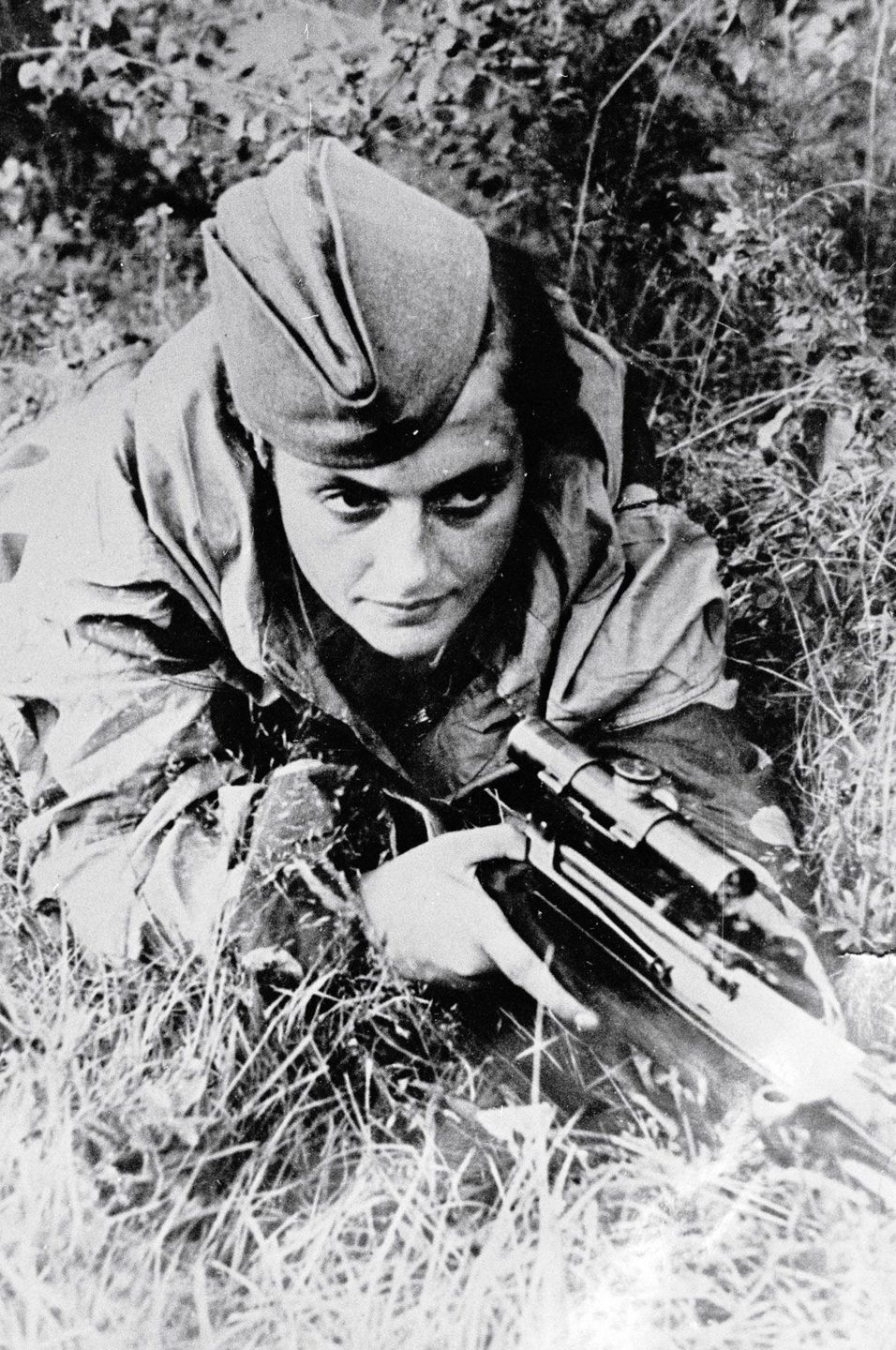 Советские женщины-снайперы  13