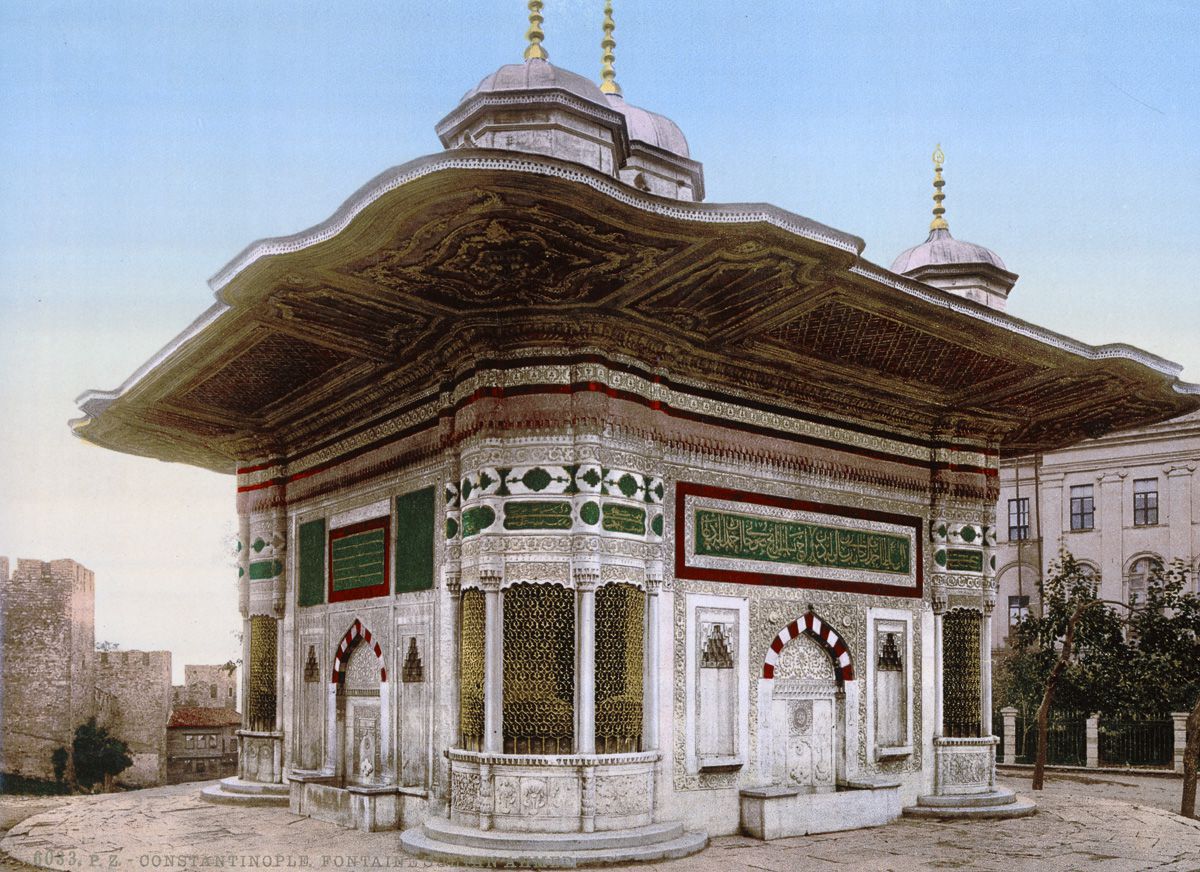 Цветные открытки Константинополя 3