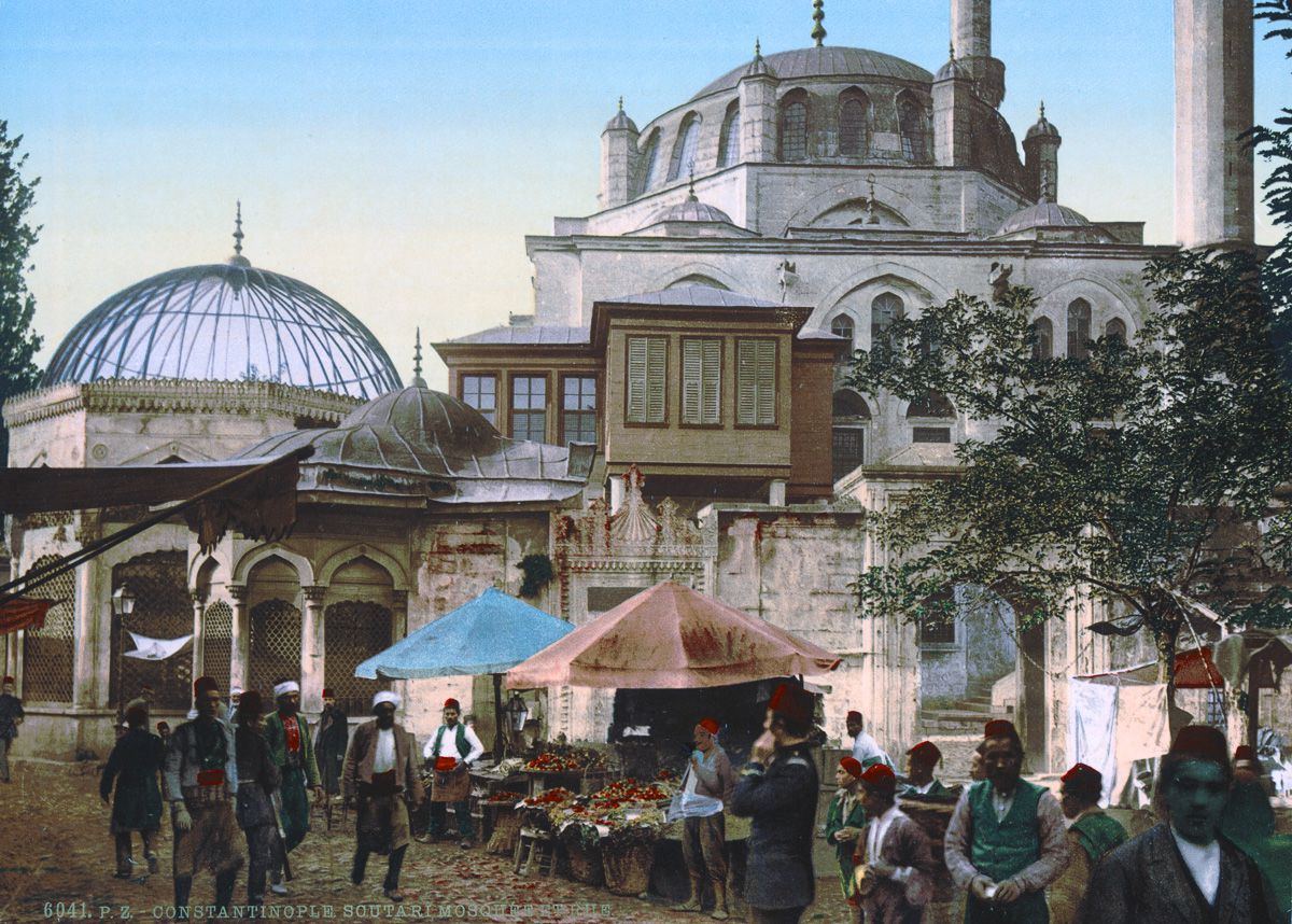 Цветные открытки Константинополя 4