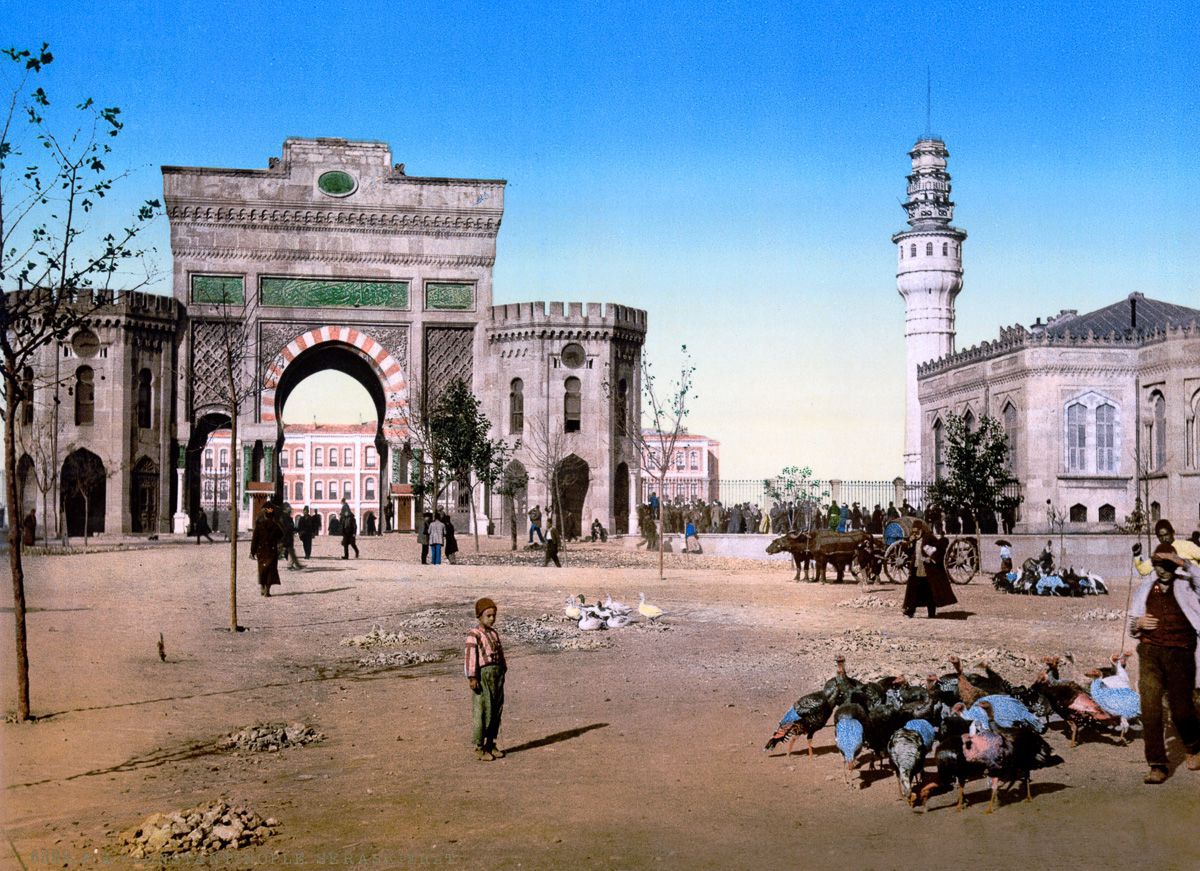 Цветные открытки Константинополя 5