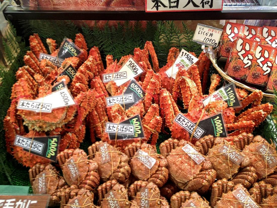 Рыбный рынок Цукидзи в Токио  17