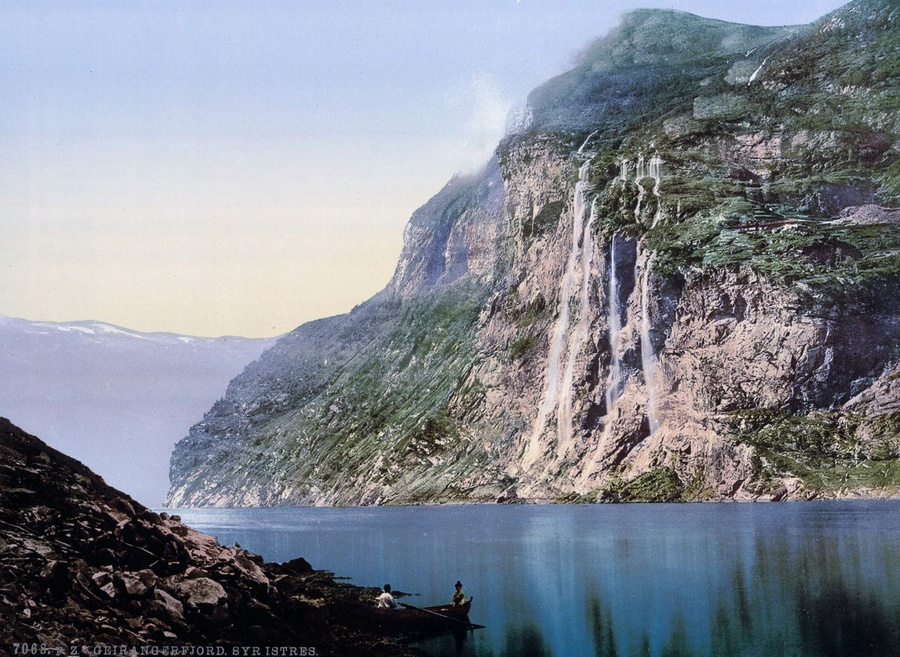 Старинные цветные открытки Норвегии 2