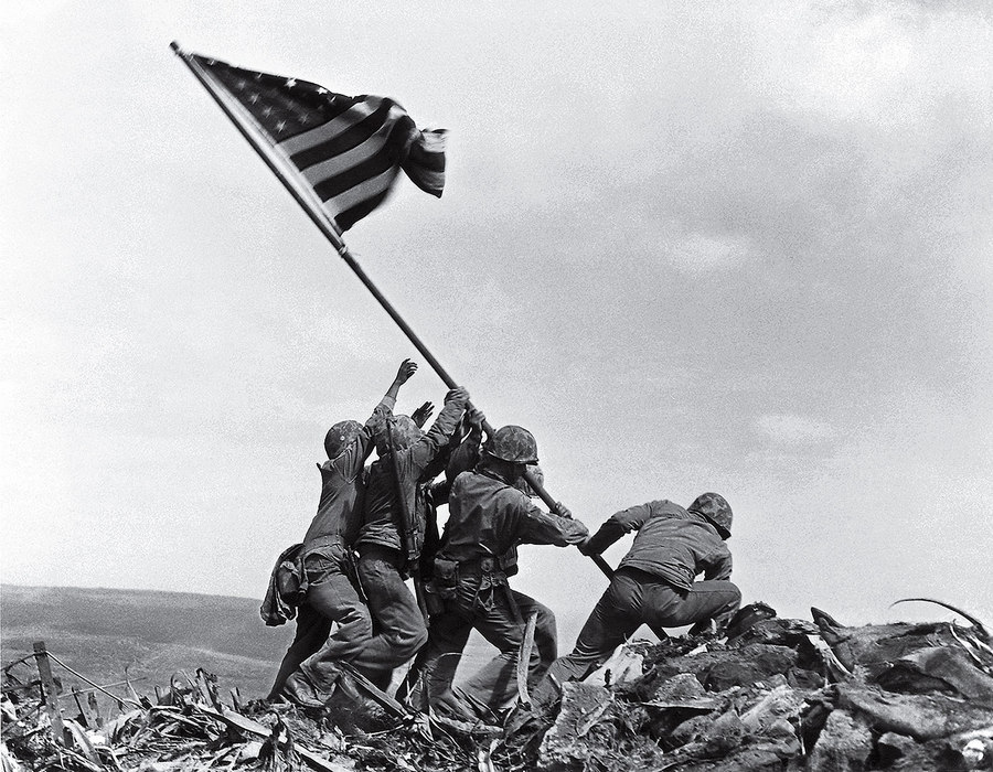 Flag Raising on Iwo Jima Joe Rosenthal 1945